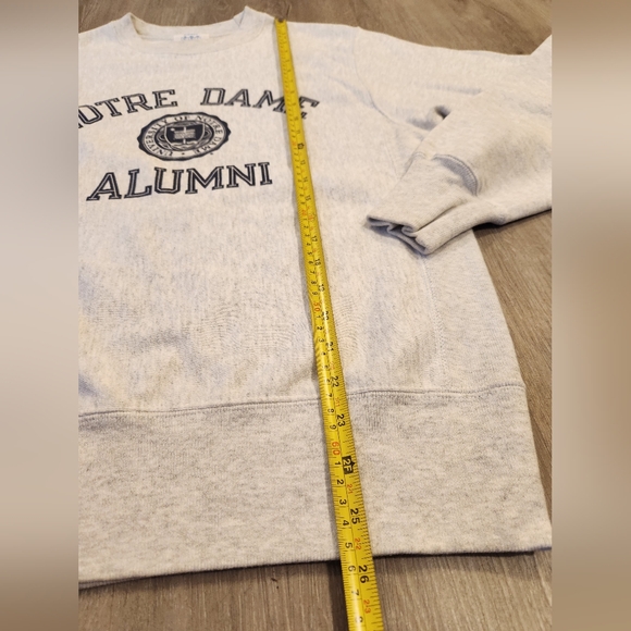 Vintage Champion Reverse Weave Notre Dame Alumni Sweatshirt Crewneck Mens Small - Picture 7 of 8
